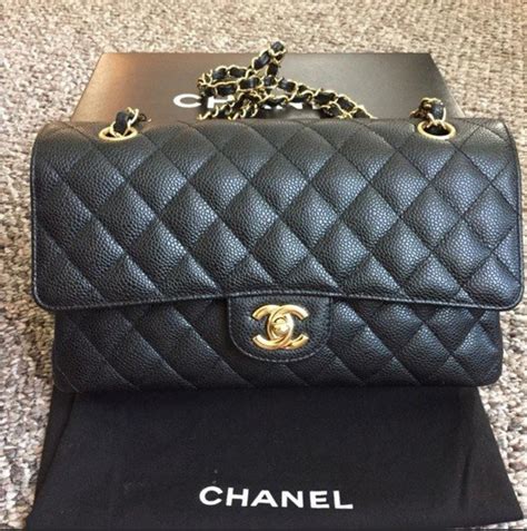 chanel classic caviar medium price 2017|Chanel 2017 Classic Caviar Medium Double Flap Bag .